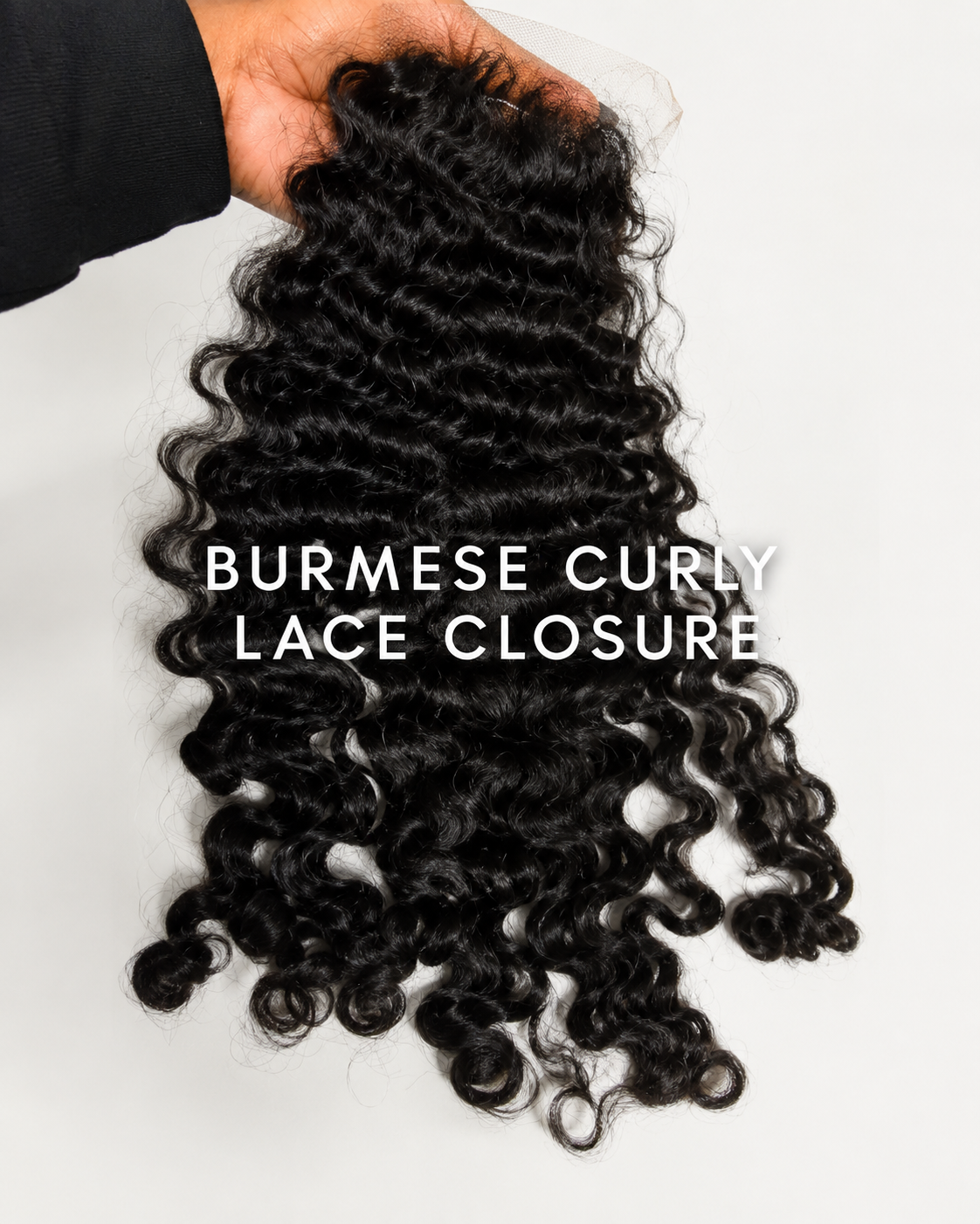 Burmese Curly HD Raw Lace Closure